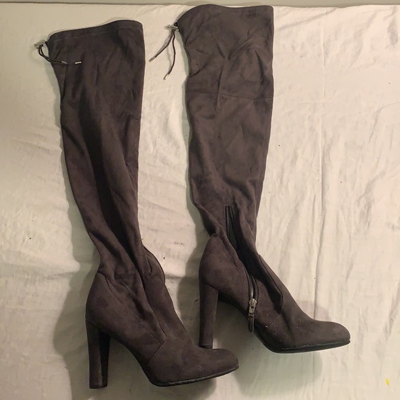 Sam Edelman Kent suede over the knee thigh high boots shoes women's 7.5 - Picture 2 of 8